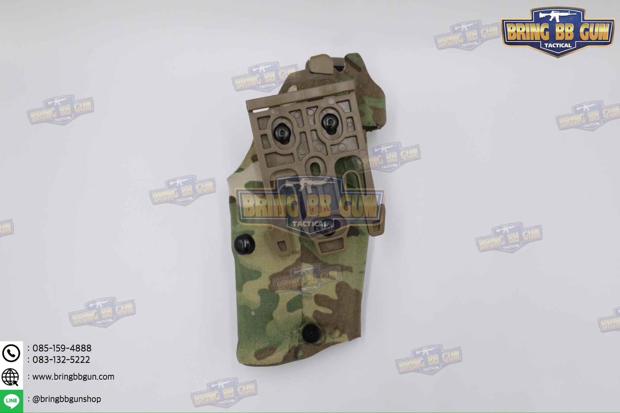 ซองปืนพกนอกปลดนิ้วโป้ง สำหรับGlock และ ไฟฉาย (Glock 17 + X300) ◾มือซ้าย◾