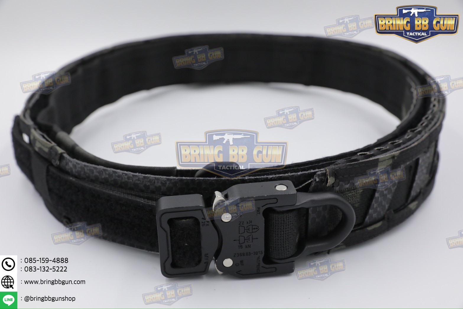 เข็มขัดแม่เหล็กยุทธวิธี Magnetic Battle Belt (เข็มขัด Tactical ทรง Magnetic Battle Belt) (เข็มขัด2ชั้น) (Magnetic Battle Belt) (Tactical Belt) (Agilite)