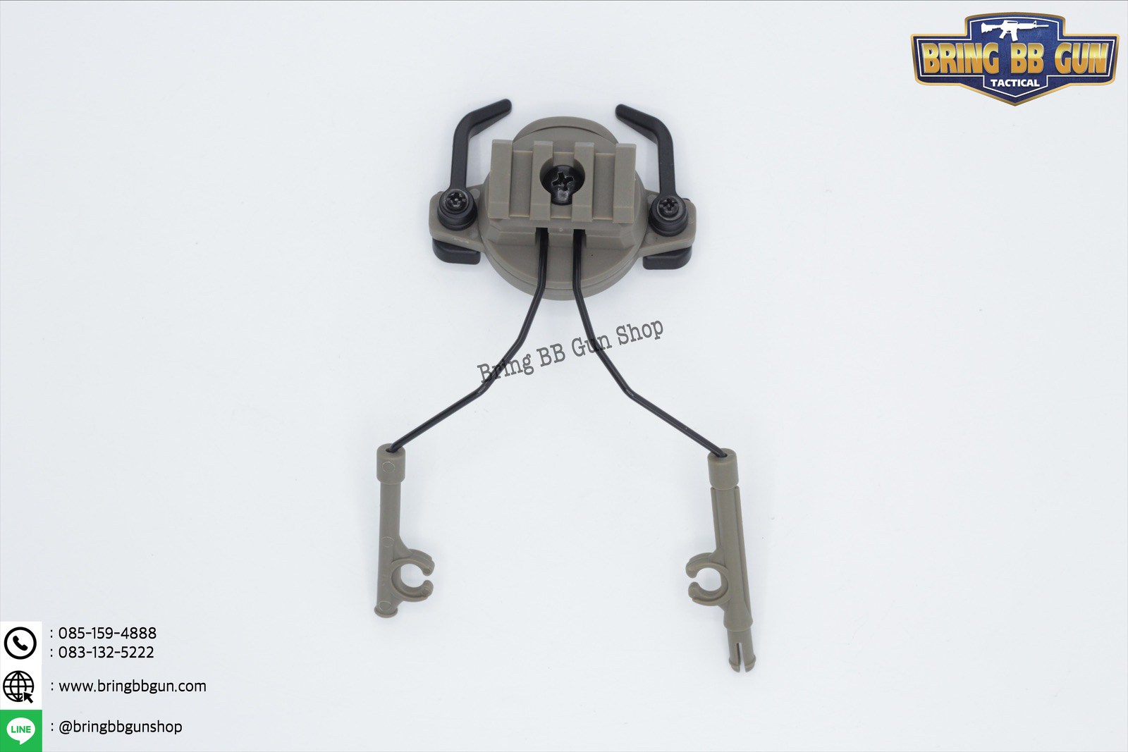 OX Horn Headset Bracket (อแดปเตอร์ขาจับหูฟังใส่รางข้างหมวกฟาส)