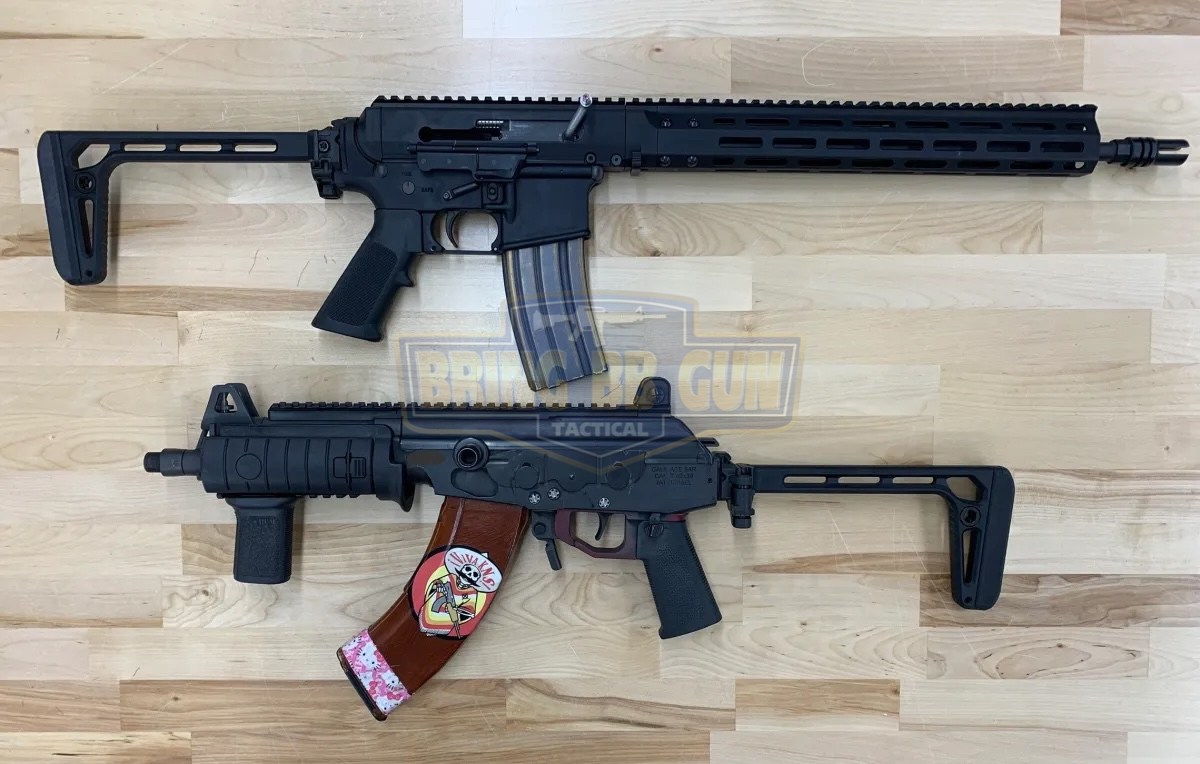 พานท้ายปืนแบบพับได้ ยี่ห้อ 5KU รุ่น Minimalist Folding Stock