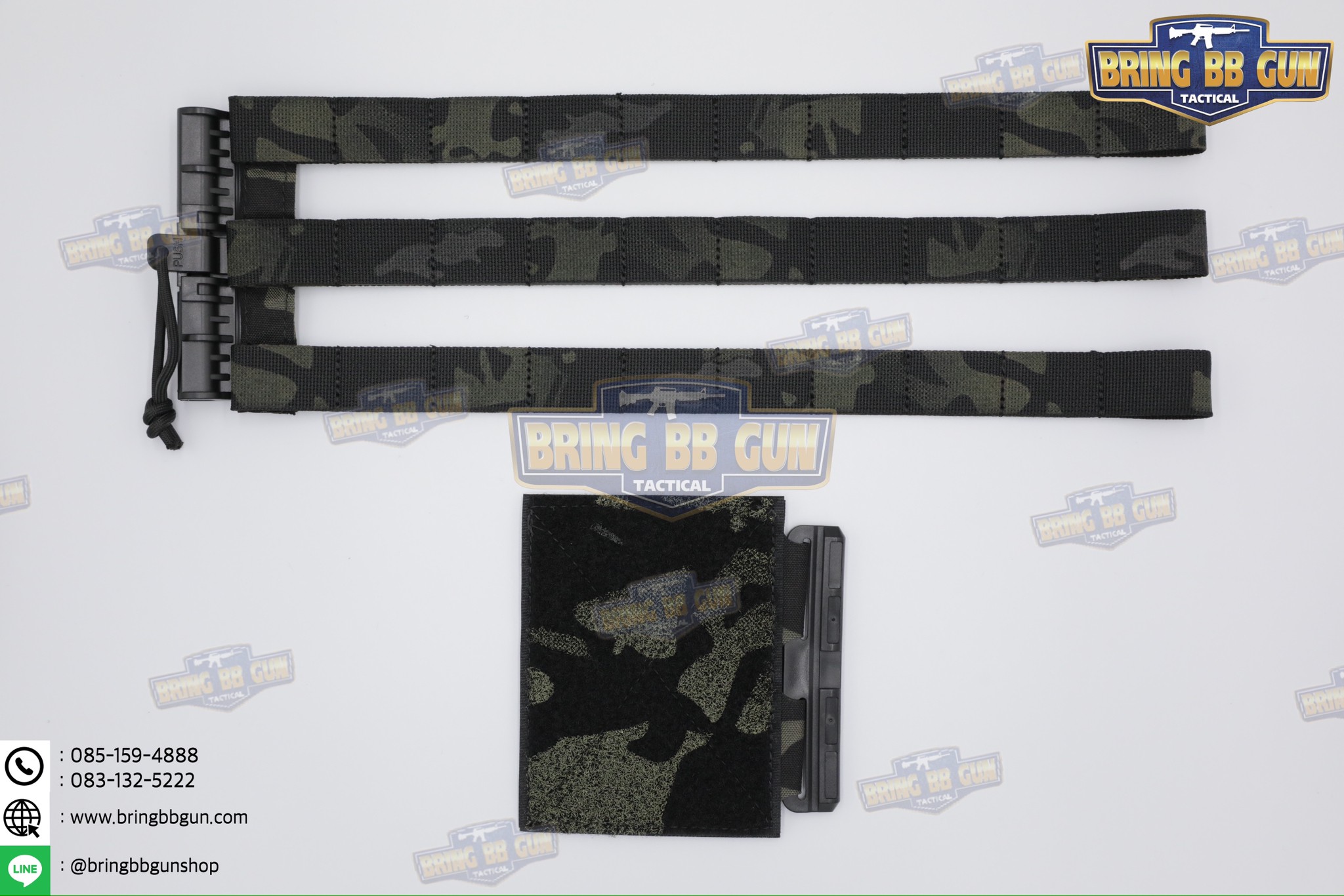 ชุดเซ็ตปลดเสื้อเกราะไว ชุดสายโอบ-ปลดไว (Vest single point quick release Mesh Cummerbund) (Quick Release Cummerbund Set)