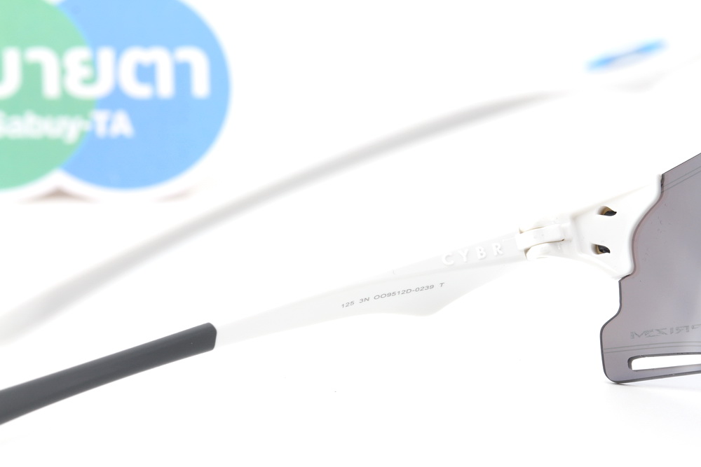 Oakley CYBR ZERO Polished White / Prizm Sapphire OO9512D-02