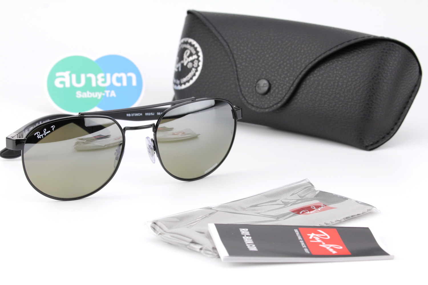 RayBan RB3736CH 002/5J Chromance Polarized Lens
