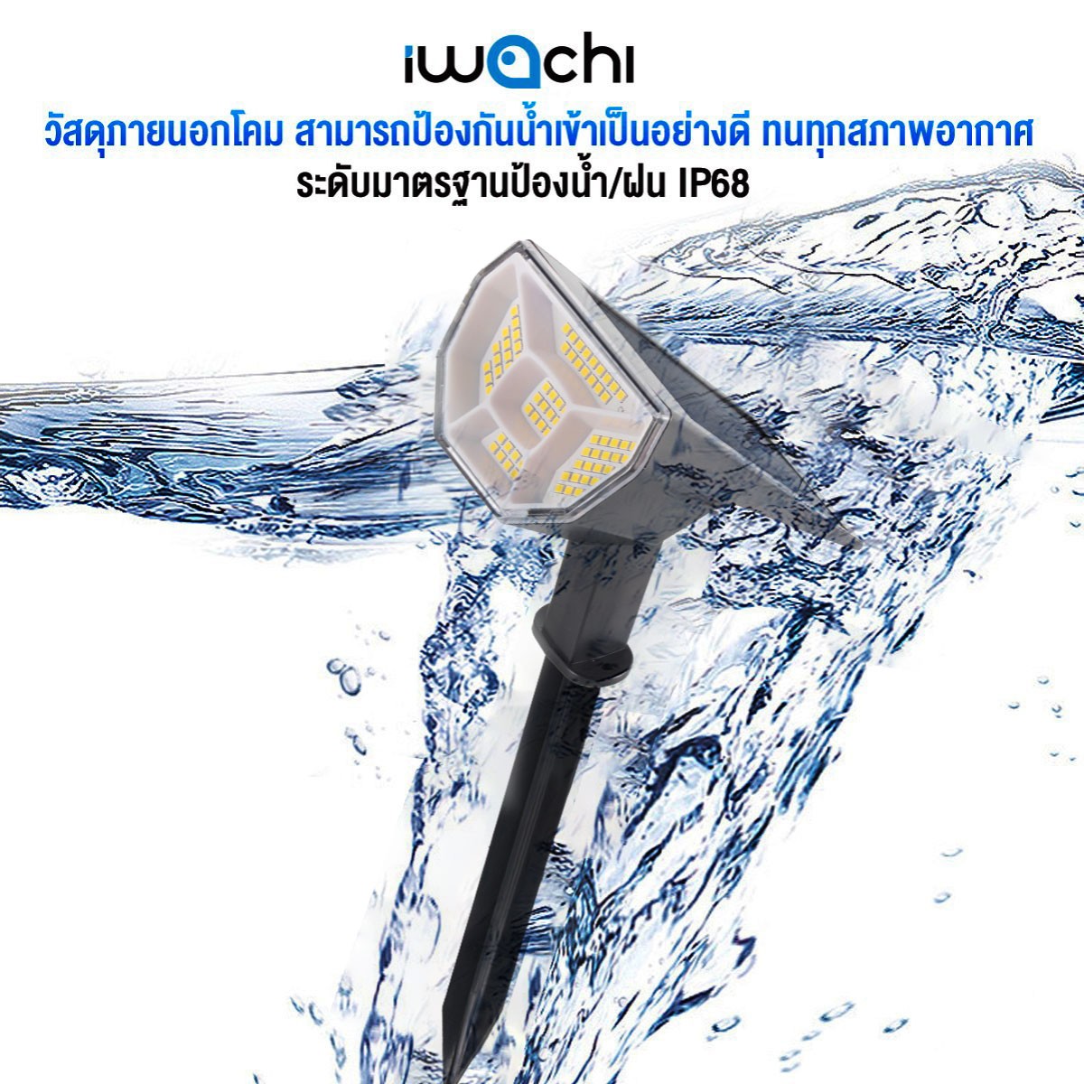 โคมไฟสนาม โซล่าเซลล์ GARDEN-280W