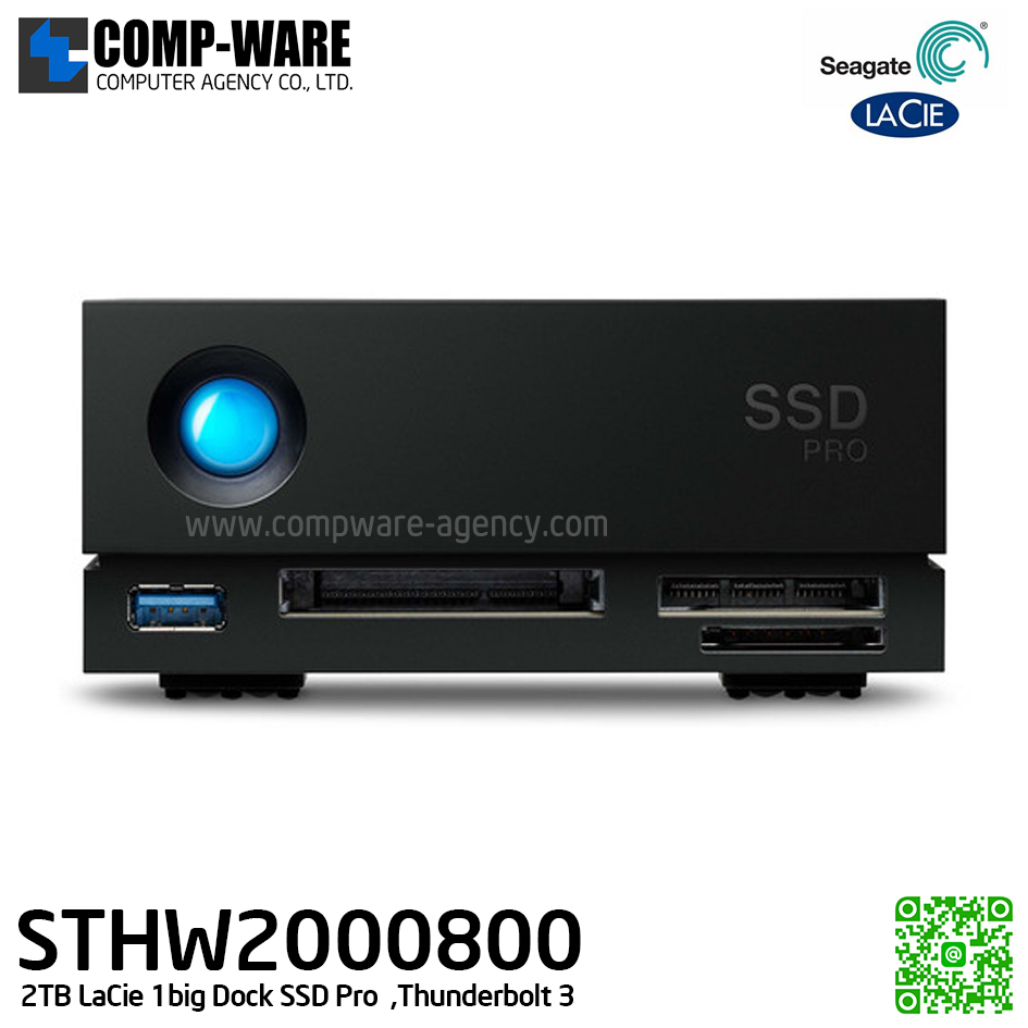 Seagate LaCie 2TB 1big Dock SSD Pro Thunderbolt 3 (STHW2000800) 5Years Warranty // สั่งซื้อขั้นต่ำ MOQ = 2 unit