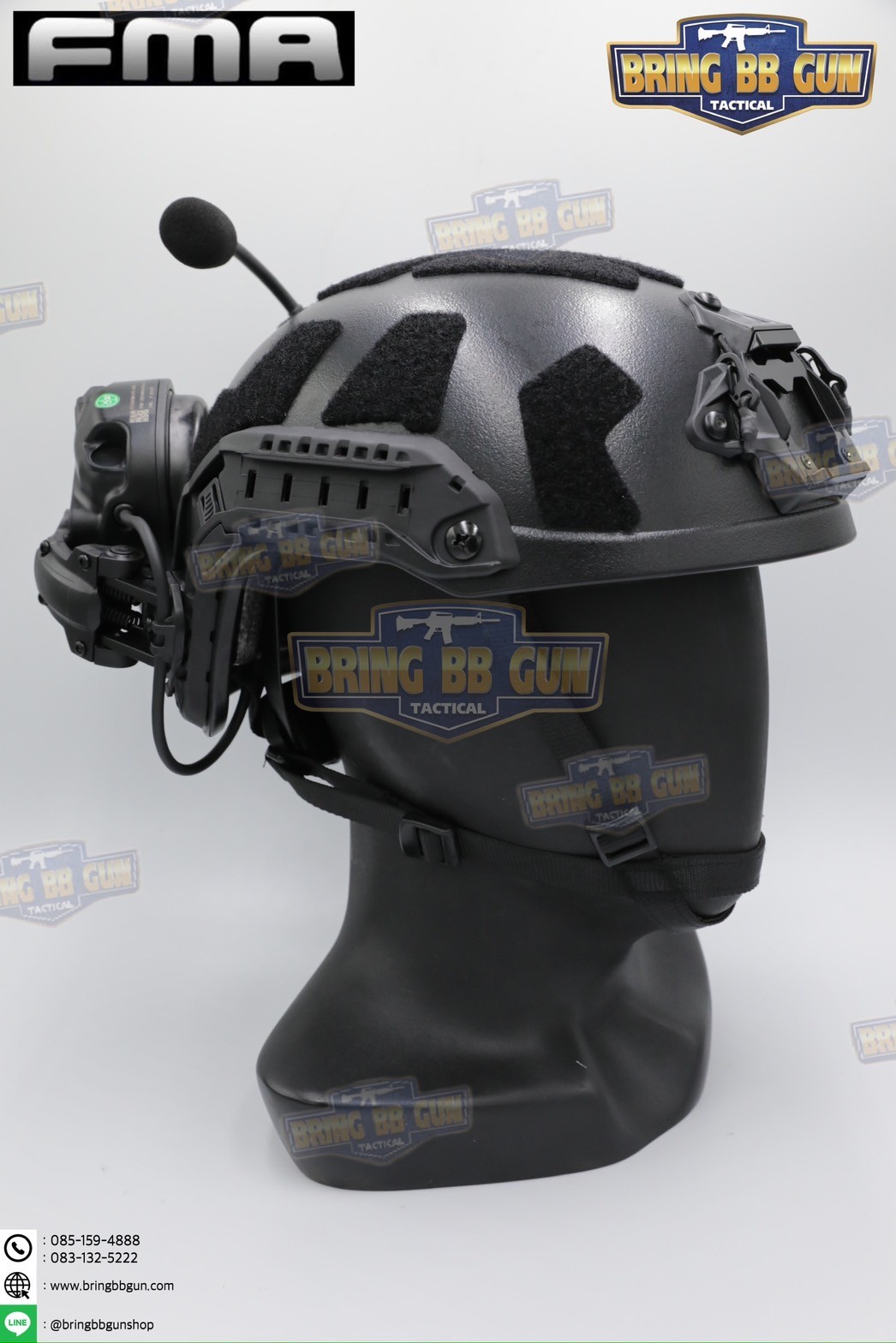 หูฟังสื่อสารตัดเสียงได้ FCS Falcon ยี่ห้อ FMA (FCS Falcon Ears Tactical Communication Headset)