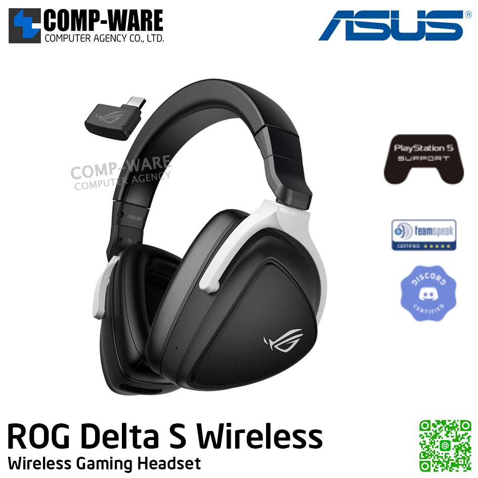ASUS ROG Delta S Wireless Gaming Headset - 90YH03IW-B3UA00 - 2Y Warranty