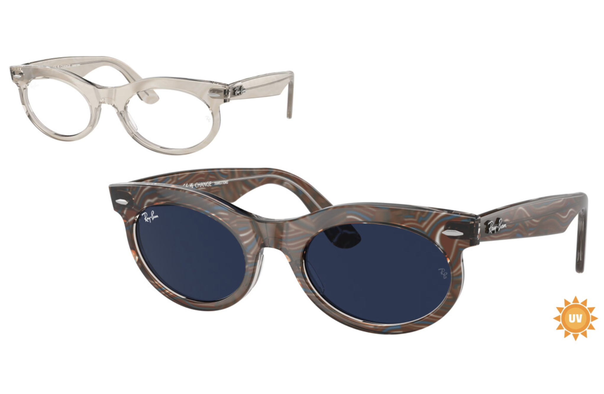 RayBan Wayfarer Oval RB2242F 1383GG Change Collection