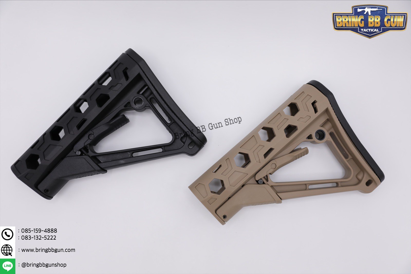 พานท้าย ยี่ห้อ Magpul CTR รุ่น ฉลุลาย