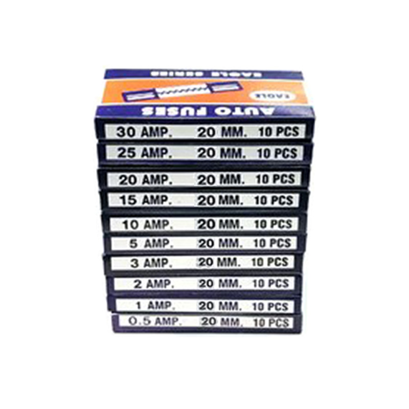 ฟิวส์แก้ว ฟิวส์แก้วสั้น ขนาด 5x20mm. 250V 1กล่อง/10ชิ้น | 99-09-00xx ยี่ห้อ EAGLE