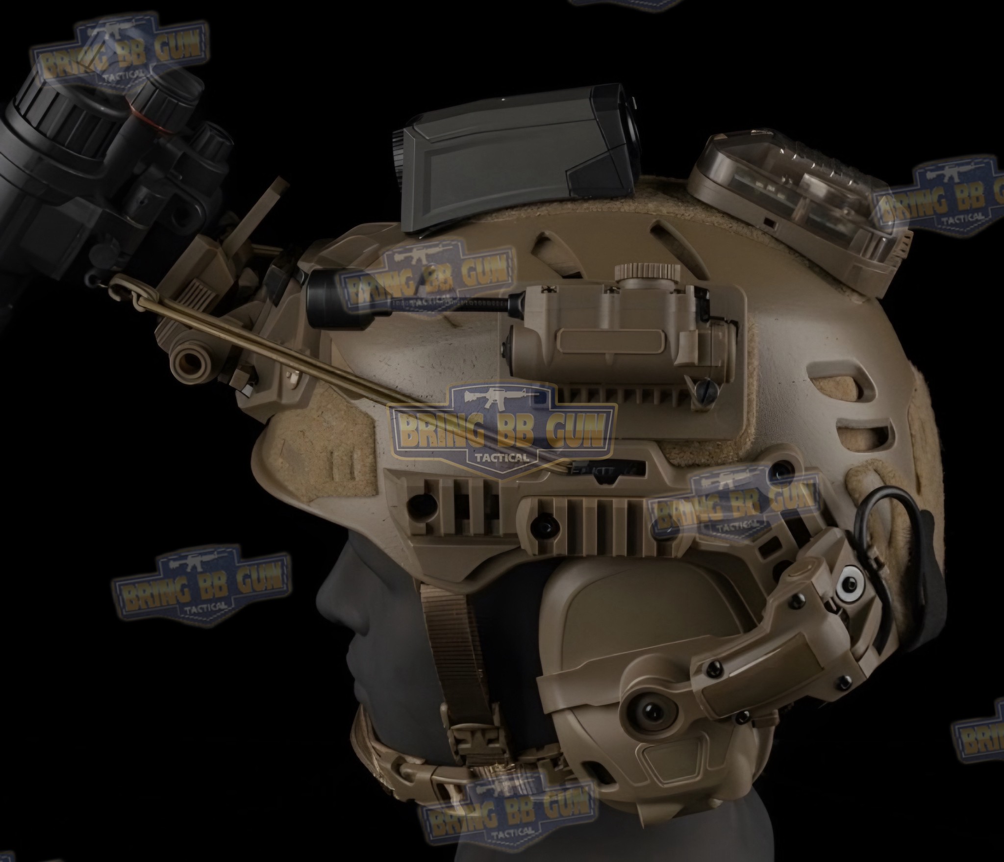 ไฟฉายติดหมวก Sidewinder Stalk (Military Helmet Light System with Flexible Stalk) (ไฟฉายติดหมวกทรงStreamlight)