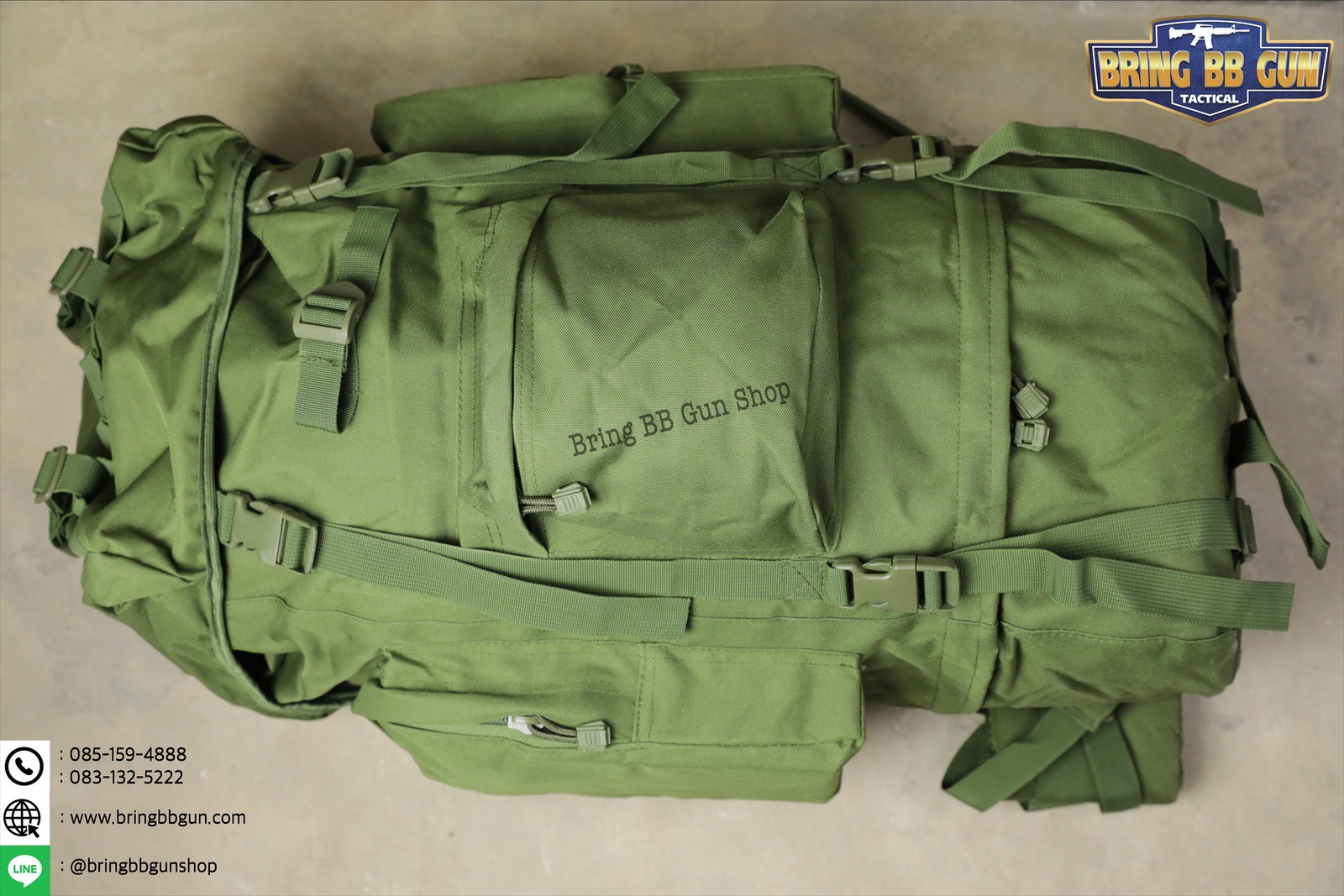 กระเป๋าเป้ รุ่นโครงเหล็ก