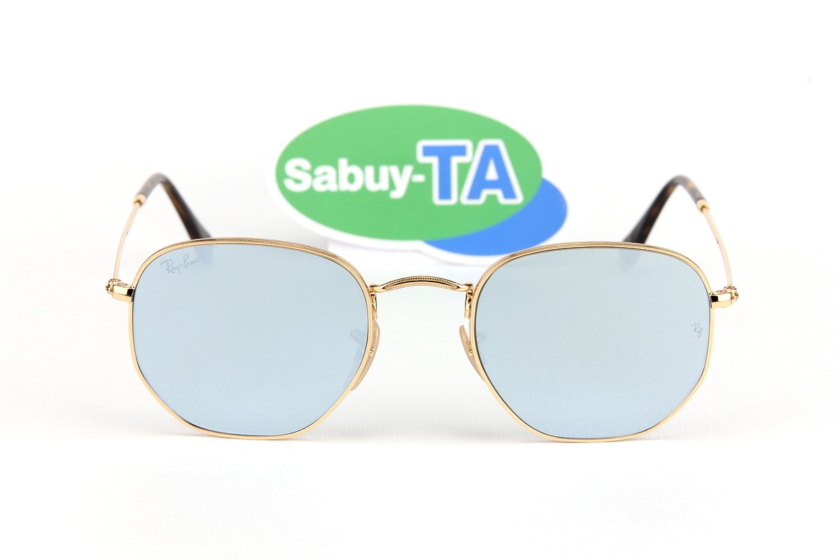 RayBan Hexagonal Flat Lens RB3548N 001/30