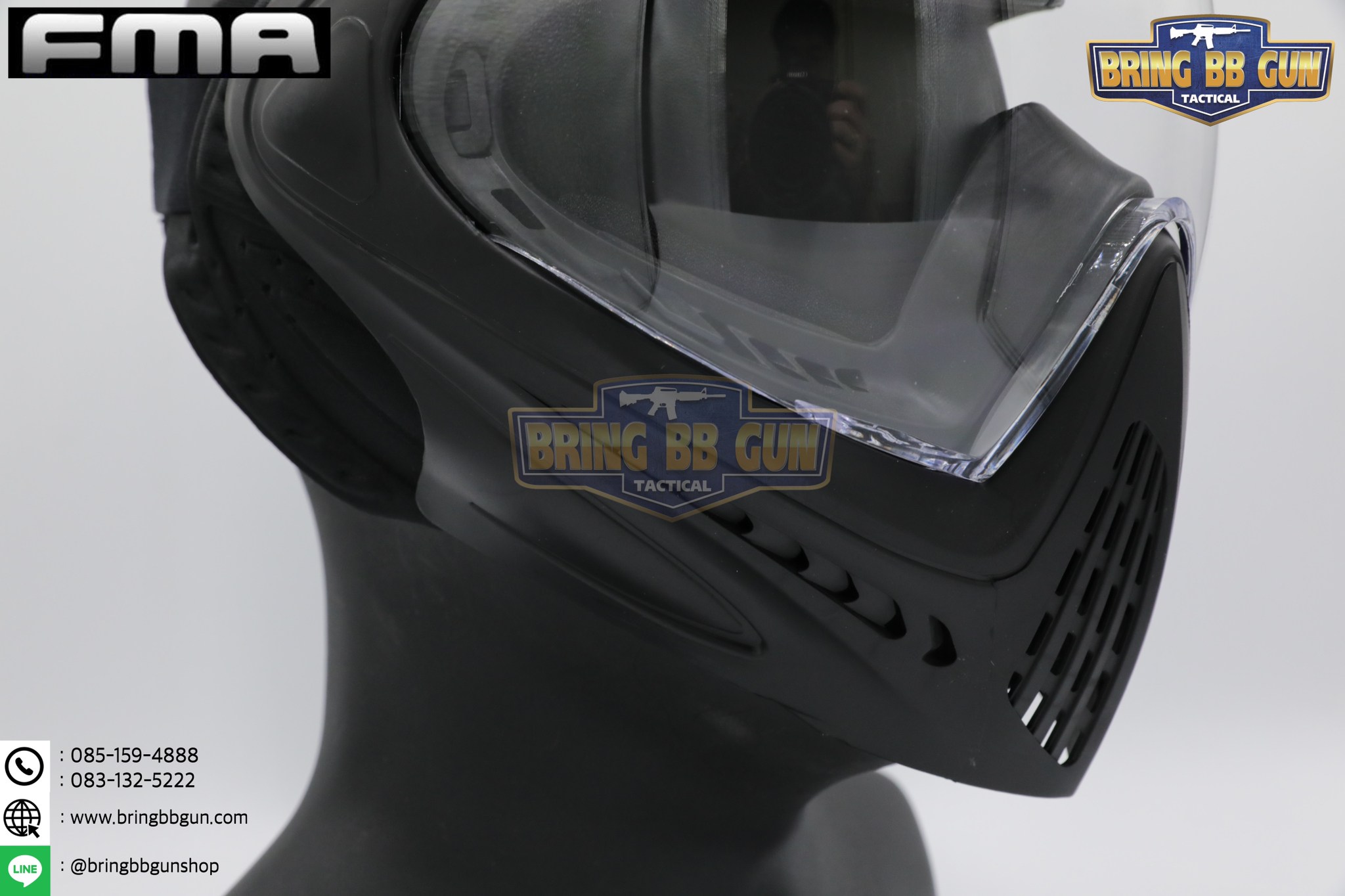 หน้ากาก F1 ยี่ห้อ FMA รุ่น เลนส์1ชั้น หน้ากากลายพราง