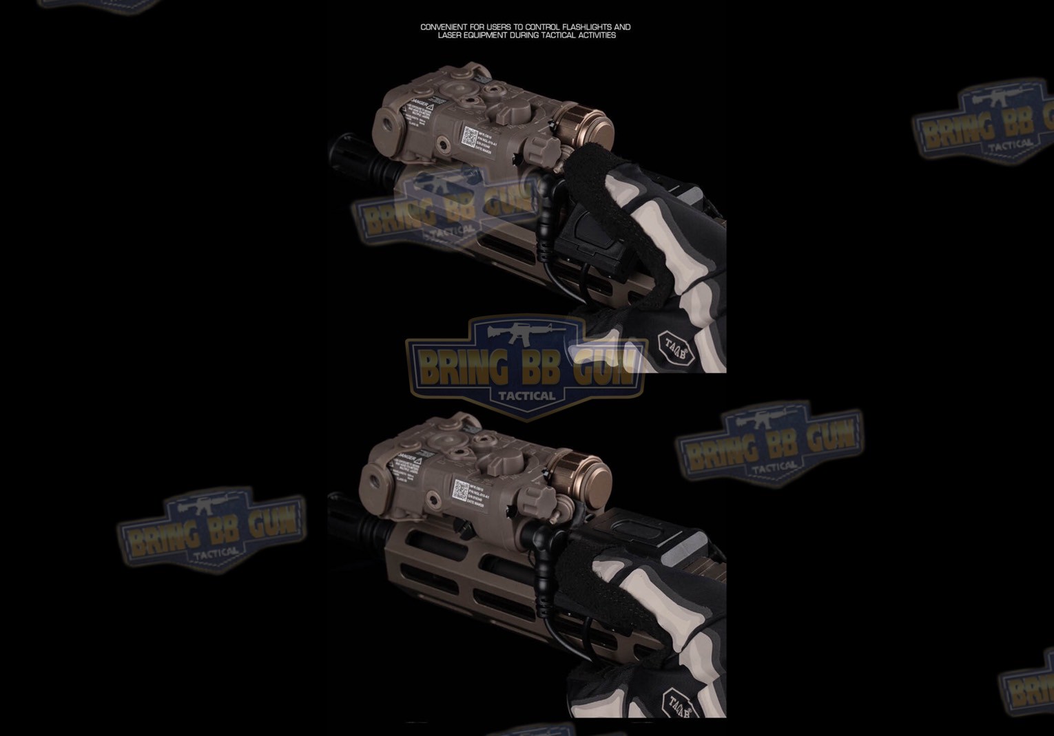 เคสสวิตซ์หางหนูแบบคู่ จับราง Picatinny (เอียง45องศา) (เคสสวิตซ์หางหนู2ทาง) (Dual Picatinny Offset for Modbutton Lite)