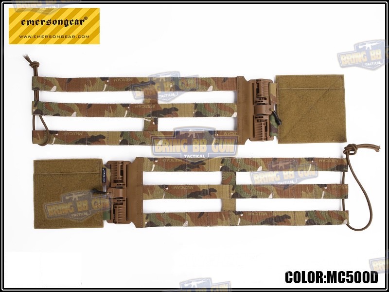 ชุดเซ็ตปลดเสื้อเกราะไว (ชุดสายโอบ-ปลดไว) ยี่ห้อ Emerson (Vest single point quick release Mesh Cummerbund) (Quick Release Cummerbund Set)