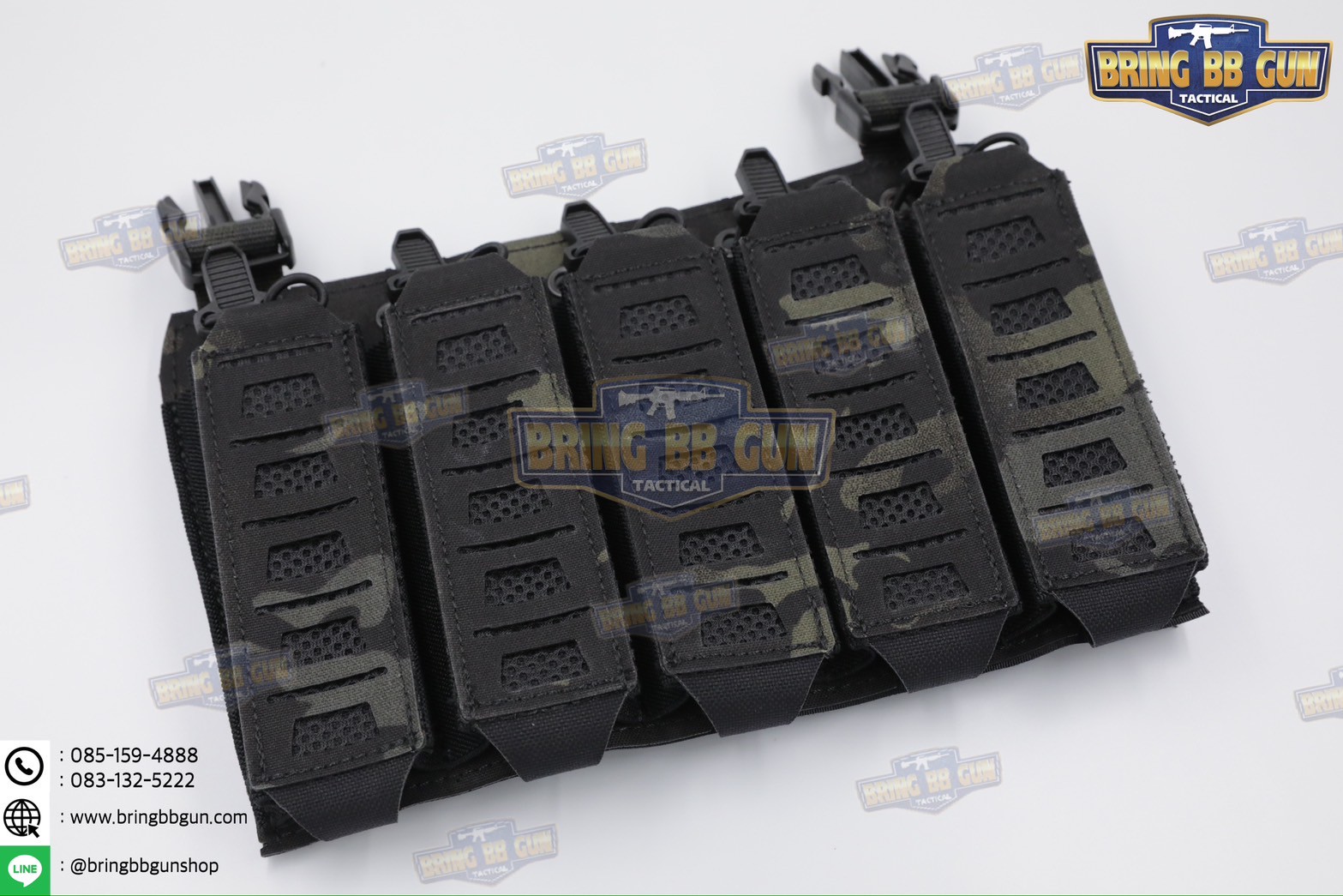 เพ้าแม็กกาซีน MP5/MPX ทรง Corso (SMG แบบ5ช่อง) (Front Panel Dagger for SMG) (Corso Tac.) (Velcro Panel)