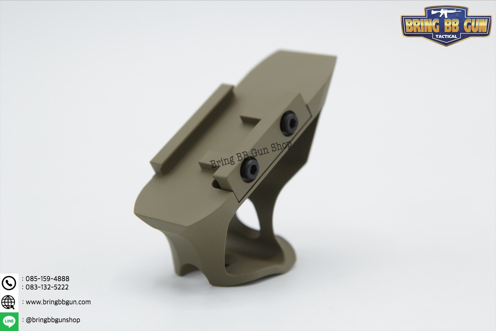 กริ๊ปมือหน้า Fortis (Front Grip Fortis) รุ่น สั้น ระบบราง Picatinny (ราง22มิล)