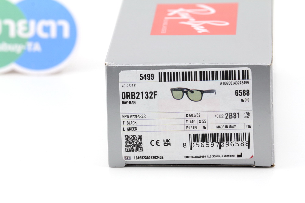 RayBan New Wayfarer RB2132F 601/52