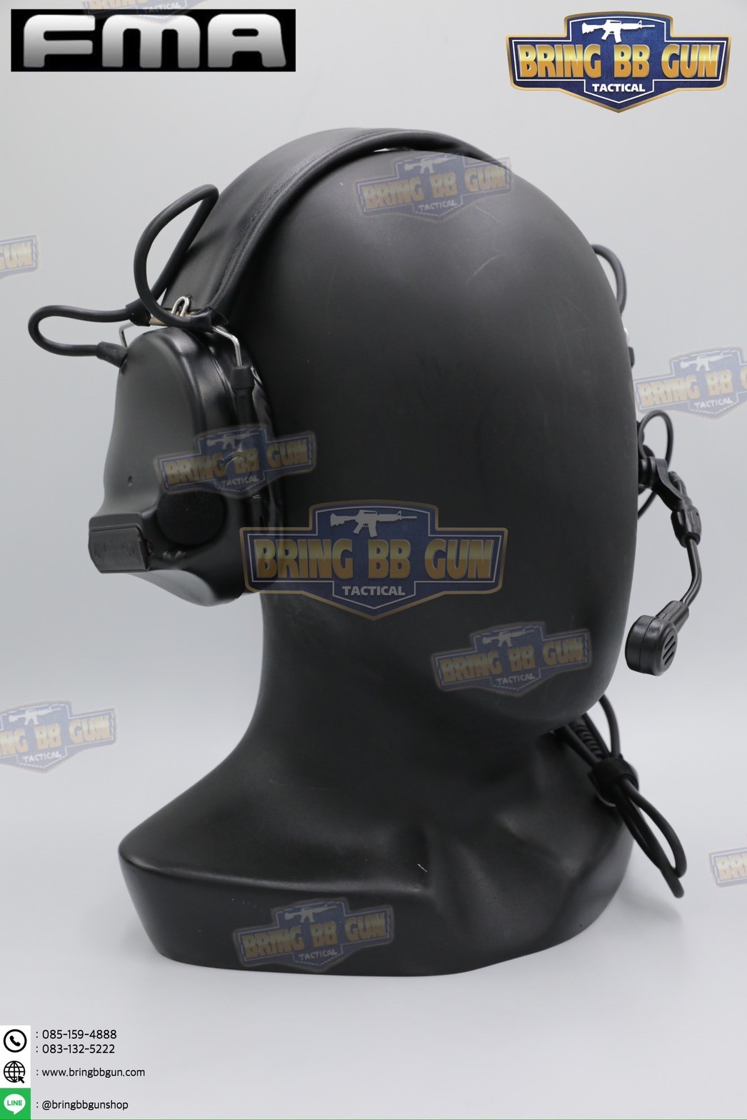 หูฟังสื่อสารตัดเสียงได้ ทรง Comtac III ยี่ห้อ FMA (Peltor ComTac III Tactical Advanced Combat Headset) (tactical communication shooting headset noise reduction) (Comtac III)