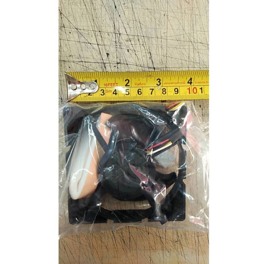 0000126 มอเตอร์ พัดลมมิตซู DC12V 4*4 พัดลม ตู้เย็น มิตชู พัดลม โนฟอรอส