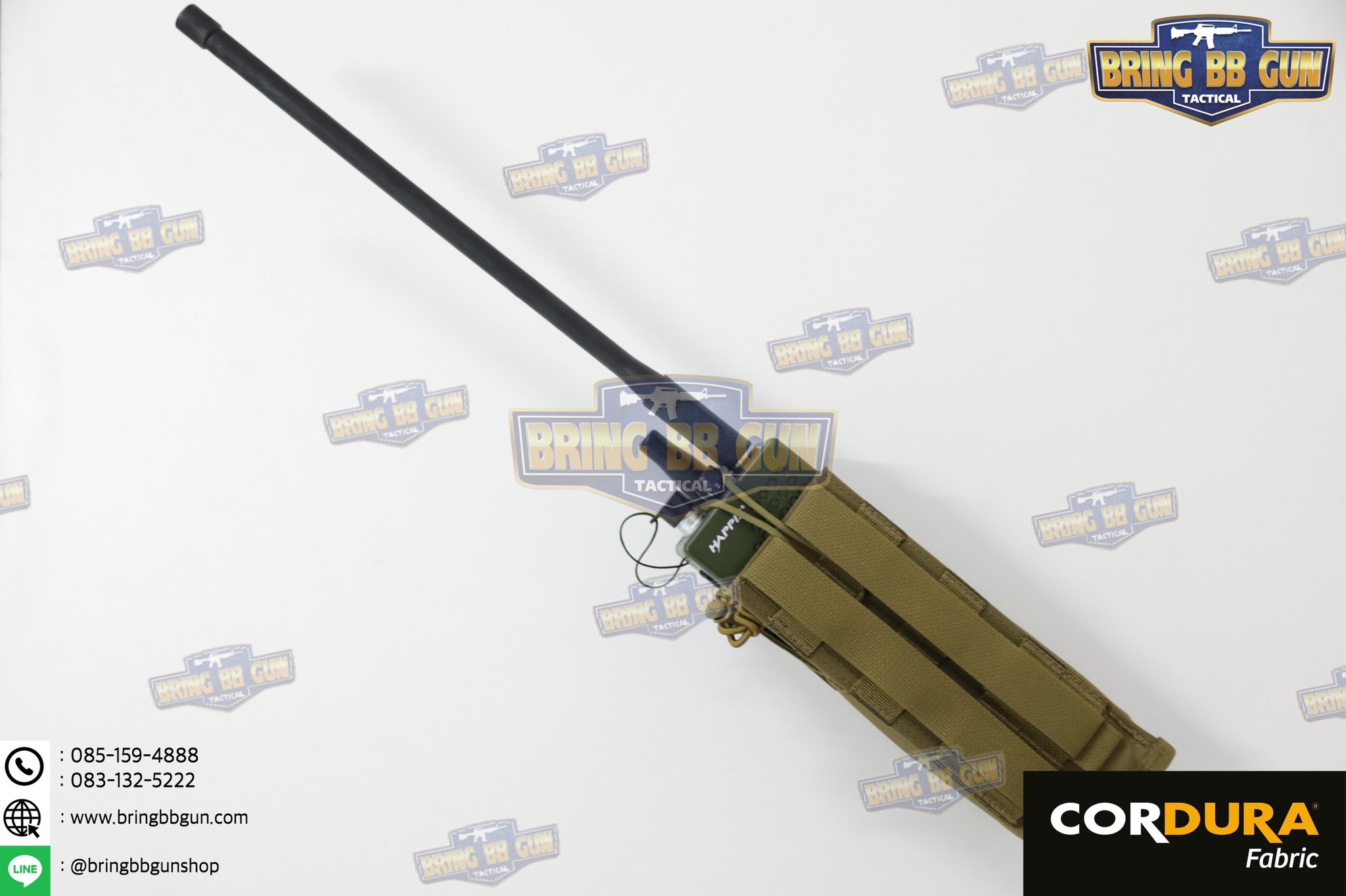 เพ้าวิทยุสื่อสาร สำหรับวิทยุ PRC-152 ซองวิทยุสื่อสารแบบผ้า (PRC-152 drop-down Radio Pouch) (Radio Holder)