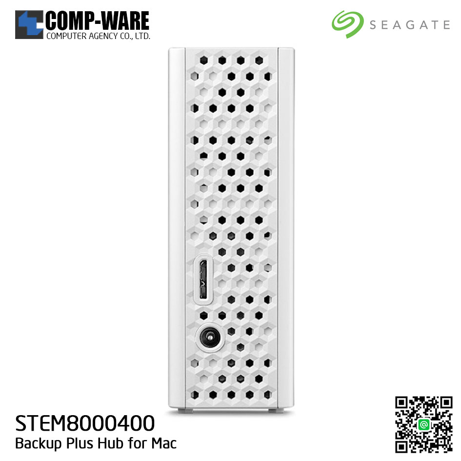 Seagate Backup Plus Hub for Mac 8TB External Desktop Hard Drive (STEM8000400)