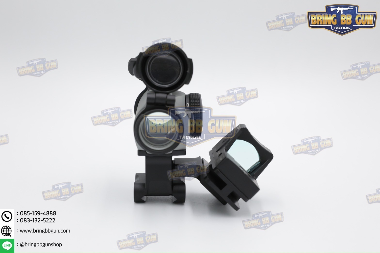 ขาจับดอท+ขาเฉียง C1 (ขาจับดอท C1 + ขาเฉียงติดดอท RMR) (Condition One) (Aimpoint Micro T1/T2) (Micro Footprint) (Optic Mount)