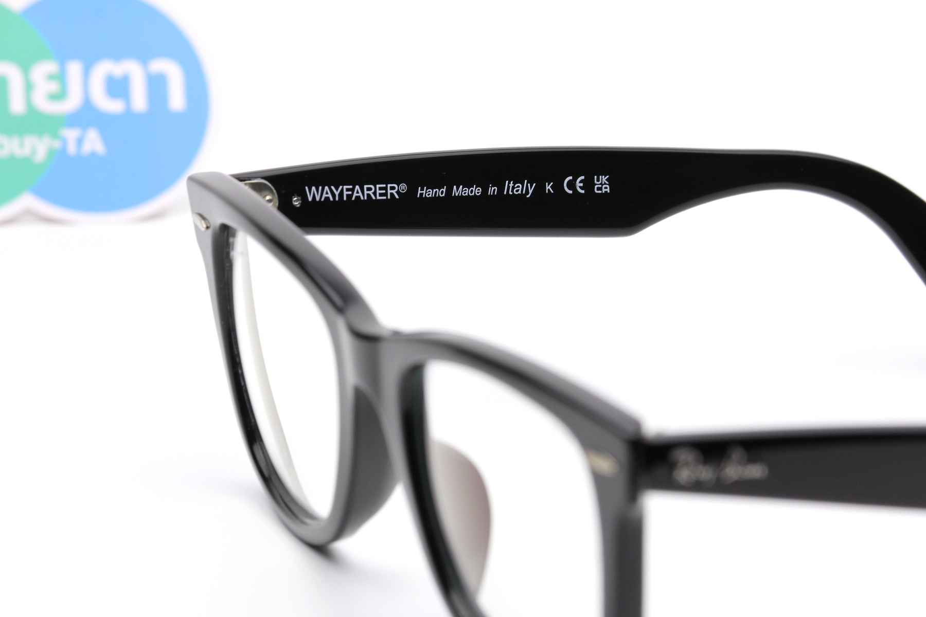 RayBan Wayfarer Clear Evolve RB2140F 901/5F 52mm.