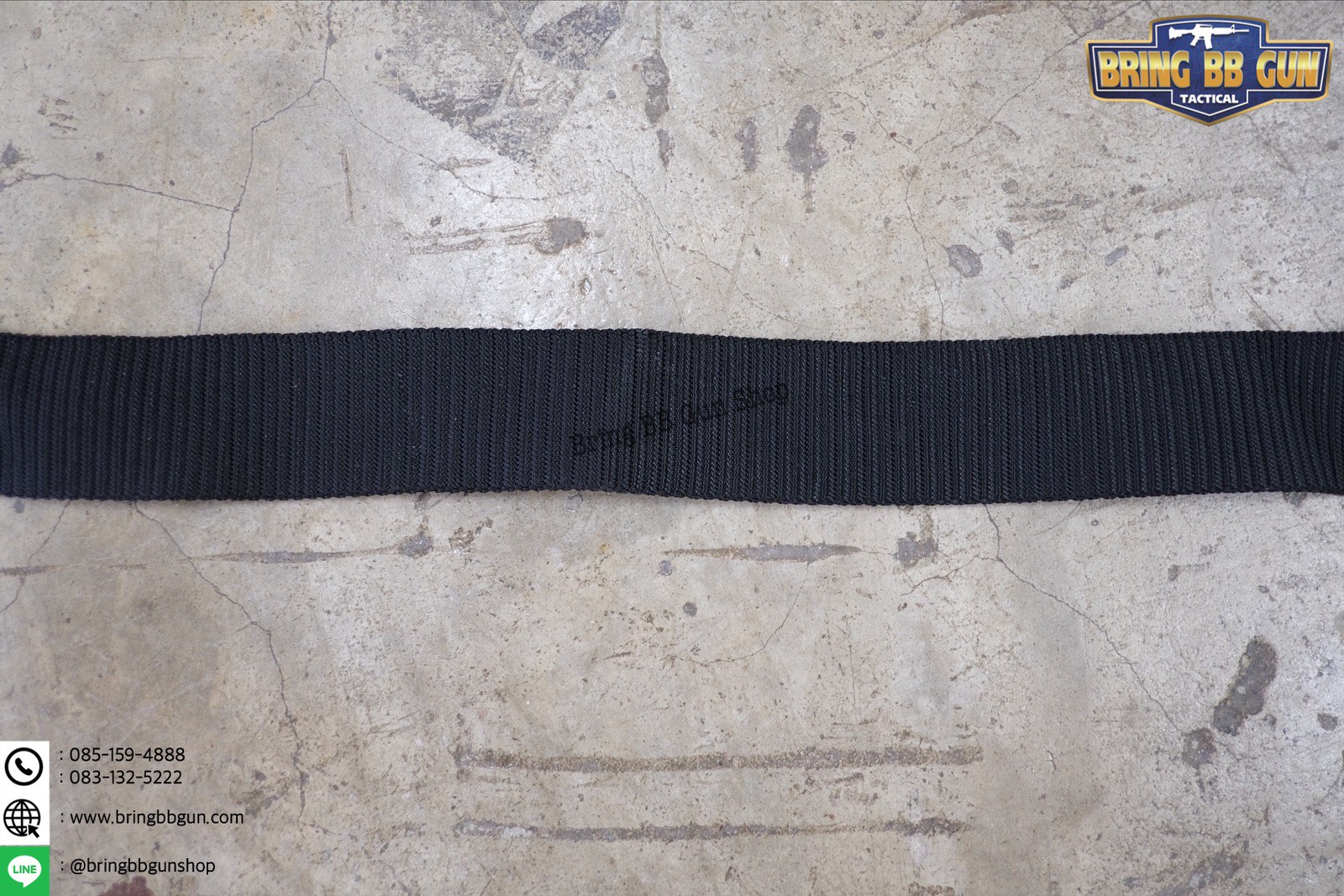 เข็มขัดหัวเหล็ก รุ่นผ้าหนา