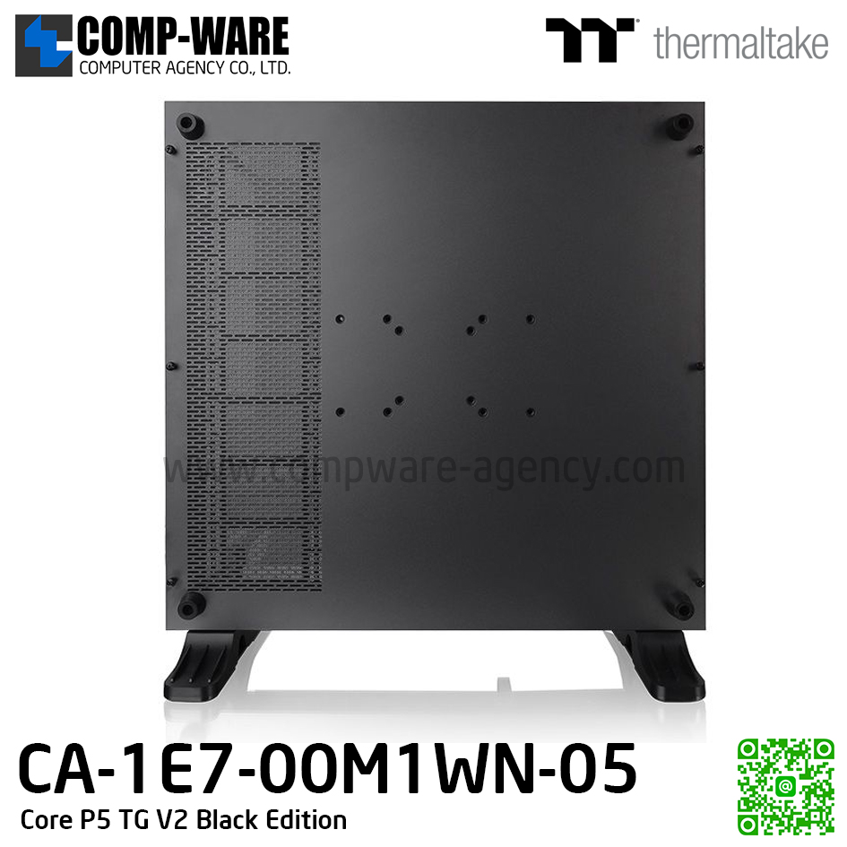Thermaltake Core P5 TG V2 Black Edition ATX Open Frame panoramic viewing gaming computer case with Tt LCS Certified CA-1E7-00M1WN-05