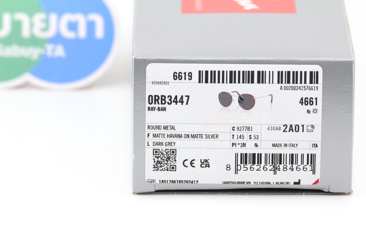 RayBan Round Metal RB3447 9277B1