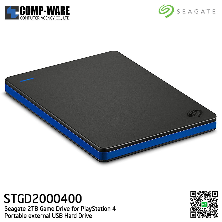 Seagate 2TB Game Drive for PlayStation 4 Portable External USB Hard Drive - STGD2000400