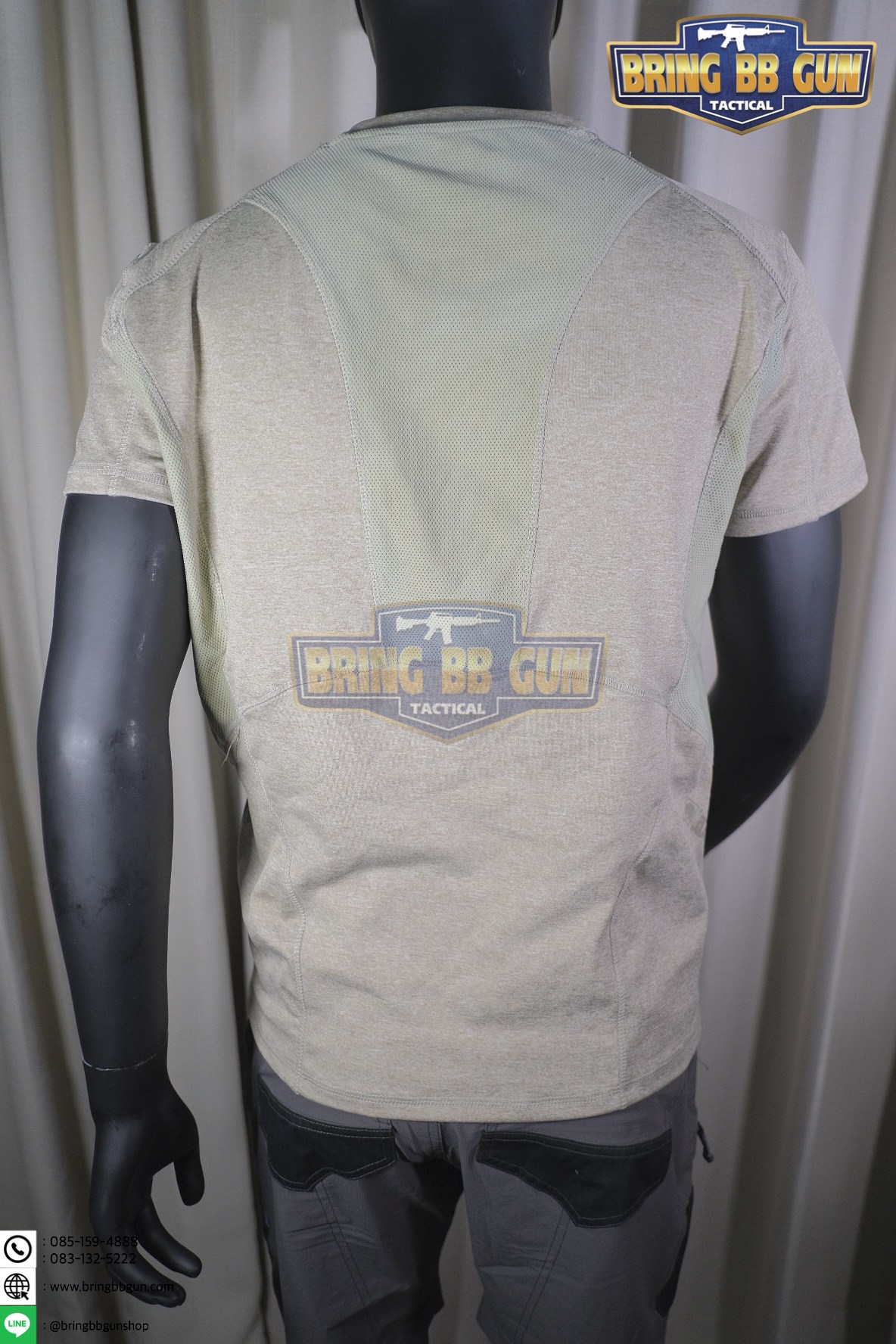 เสื้อยืดคอกลม ยี่ห้อ Thunderhead รุ่น แขนสั้น (เสื้อ IPSC , IDPA) (เสื้อแคมป์ปิ้ง) (เสื้อเดินป่า) (เสื้อออกกำลังกาย)