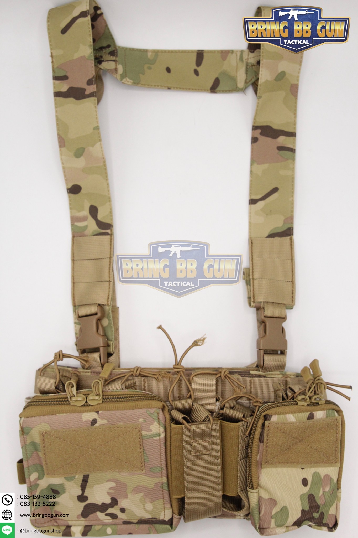 เอี่ยม M4 Chest Rig สายโยงบ่า