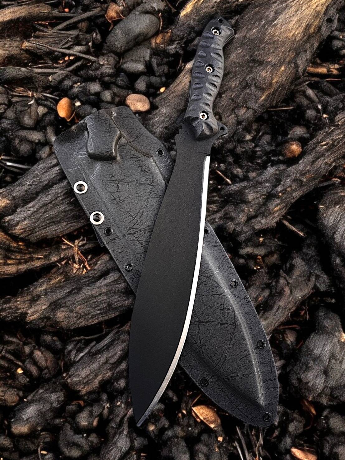 เห่าไฟ มีดใบตาย งานHandmade by PPKNIFE Made In Thailand ผลิตในประเทศไทย การันตีการใช้งาน