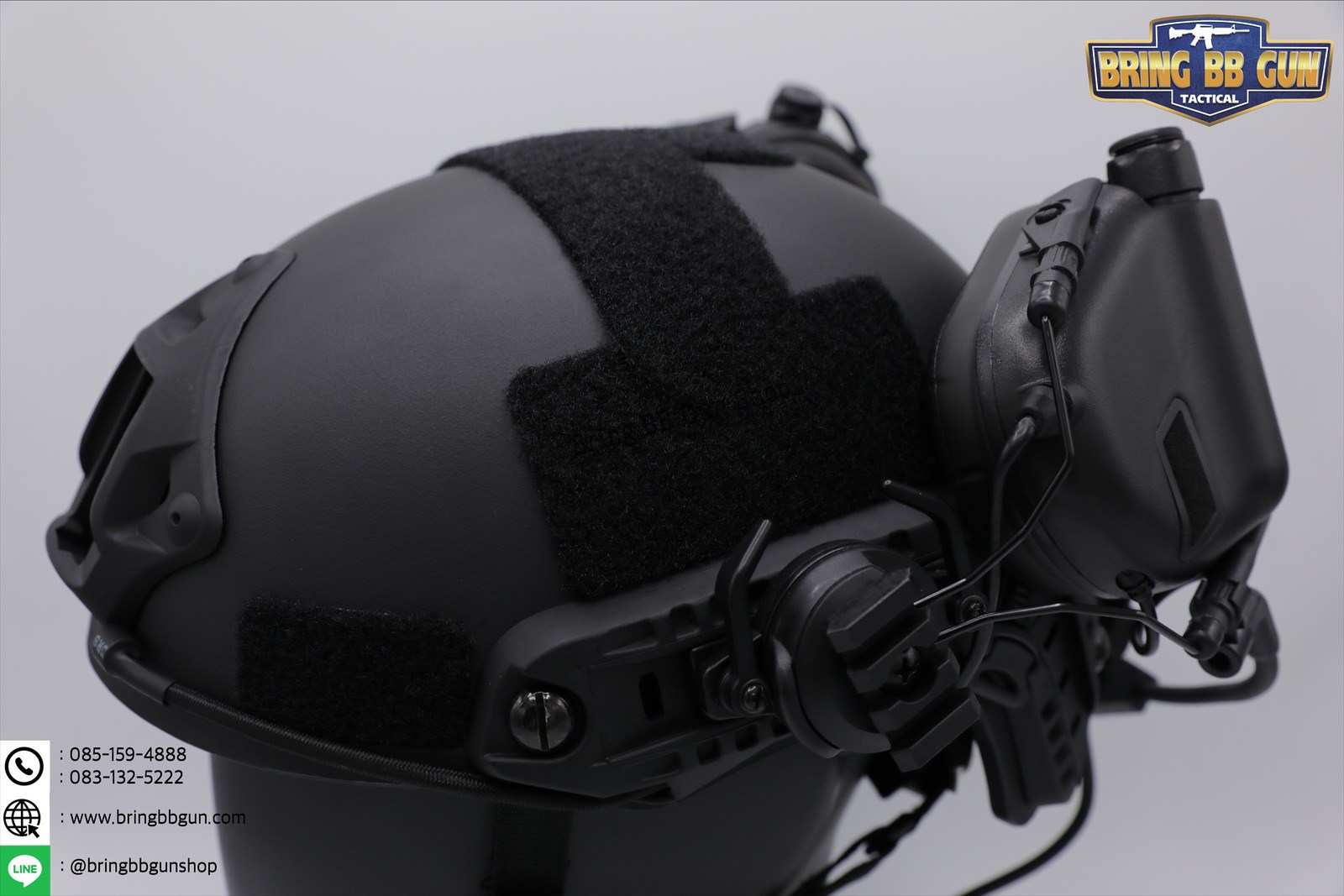 OX Horn Headset Bracket (อแดปเตอร์ขาจับหูฟังใส่รางข้างหมวกฟาส)