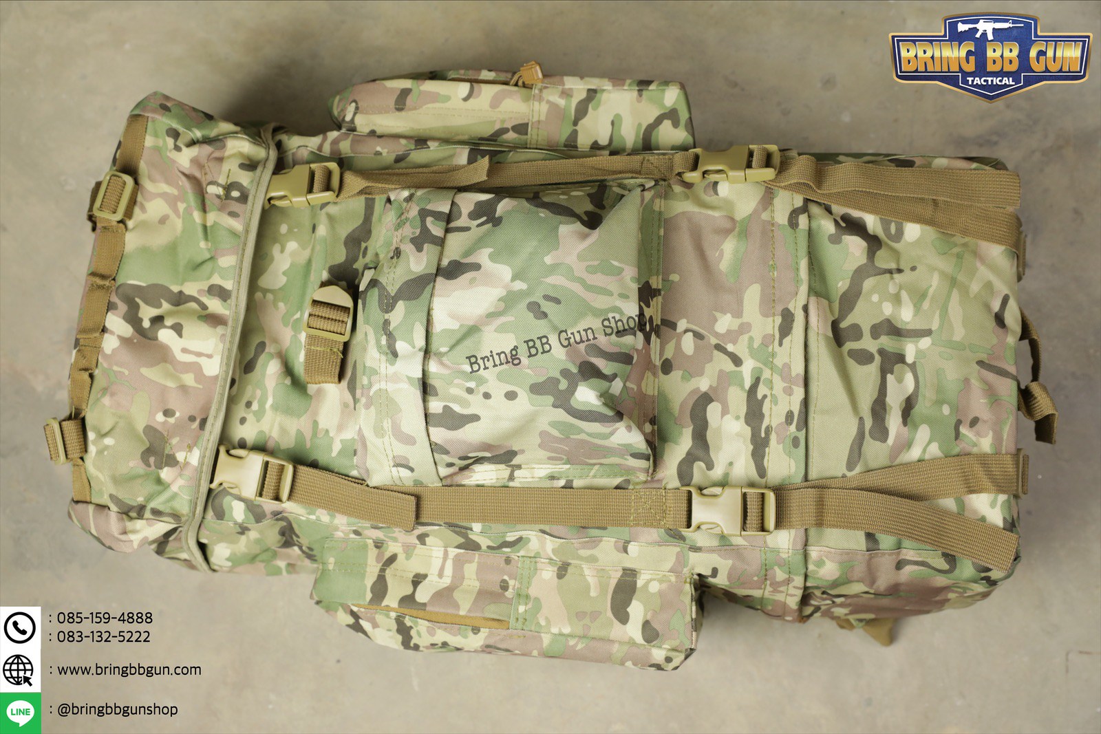 กระเป๋าเป้ รุ่นโครงเหล็ก