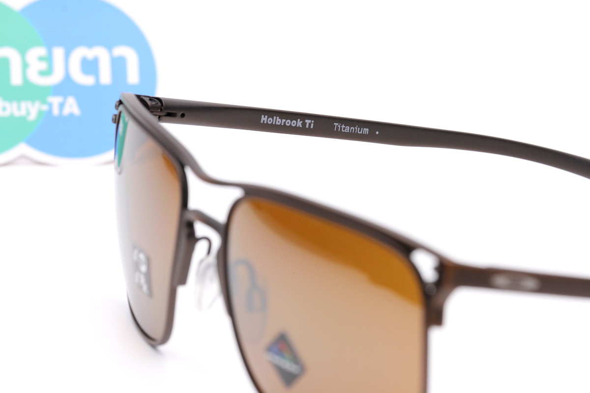 Oakley HOLBROOK TI Satin Toast/Prizm Tungsten Polarized SKU#OO6048-03