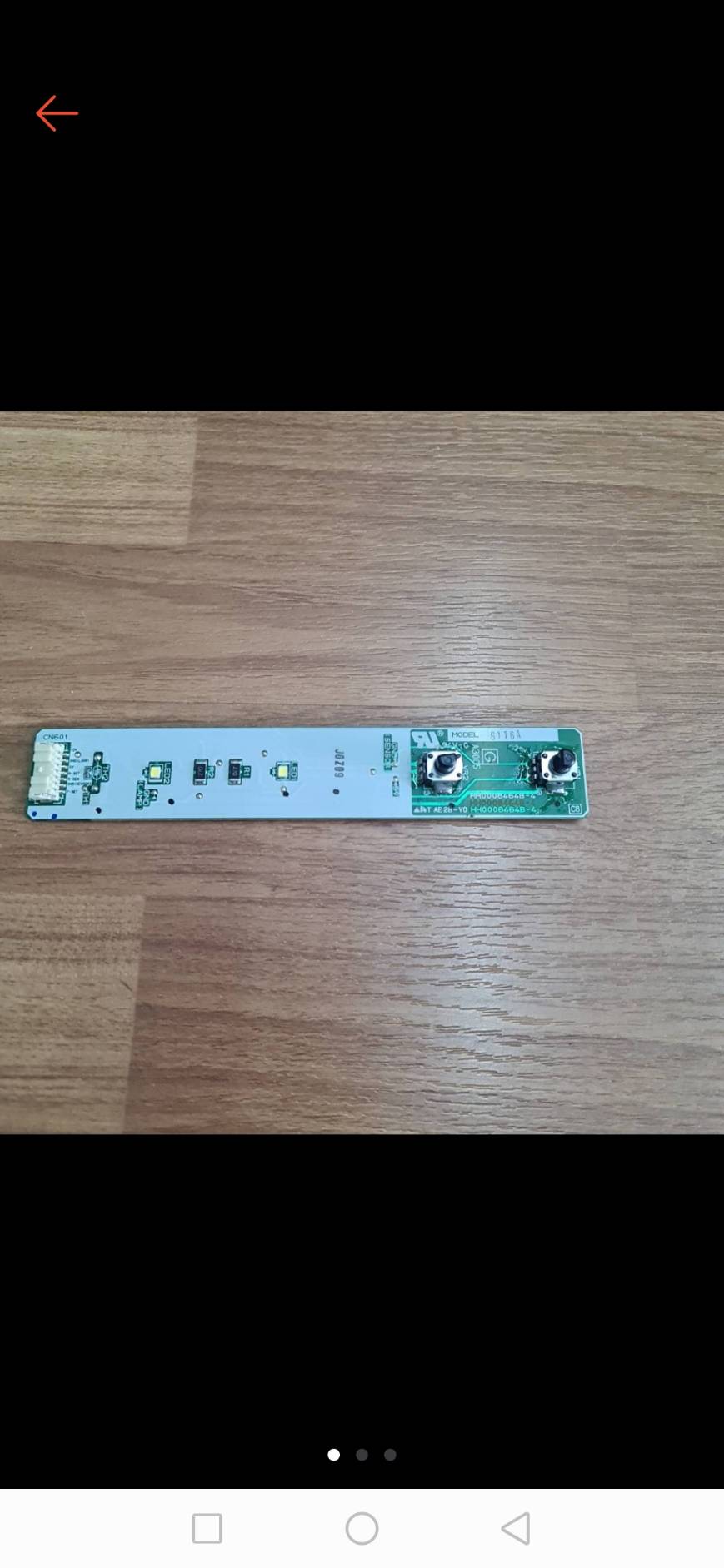 0000118 แผง พาร์ท PTR-H230PG7*028 ควบคุมความเย็น/อะไหล่ตู้เย็นฮิตาชิ (CONTROL-PANEL HITACHI) อะไหล่แท้