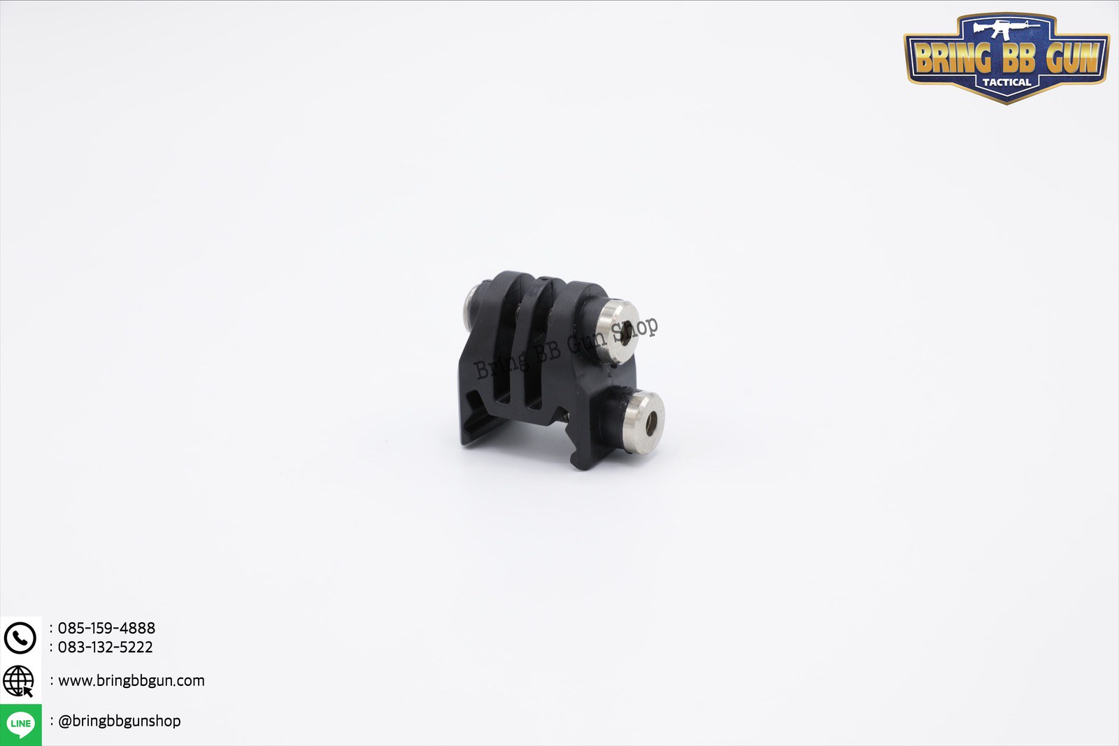 ขาจับกล้อง Action Camera ติดรางรางไฟ (ราง20มม.) (ขาจับกล้อง Go Pro ติดรางรถไฟ ราง20มม.)