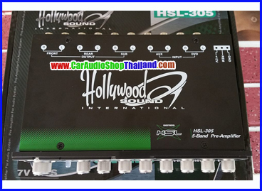 ปรีแอมป์ 5 แบนด์ คุณภาพ HOLLYWOOD HSL-305