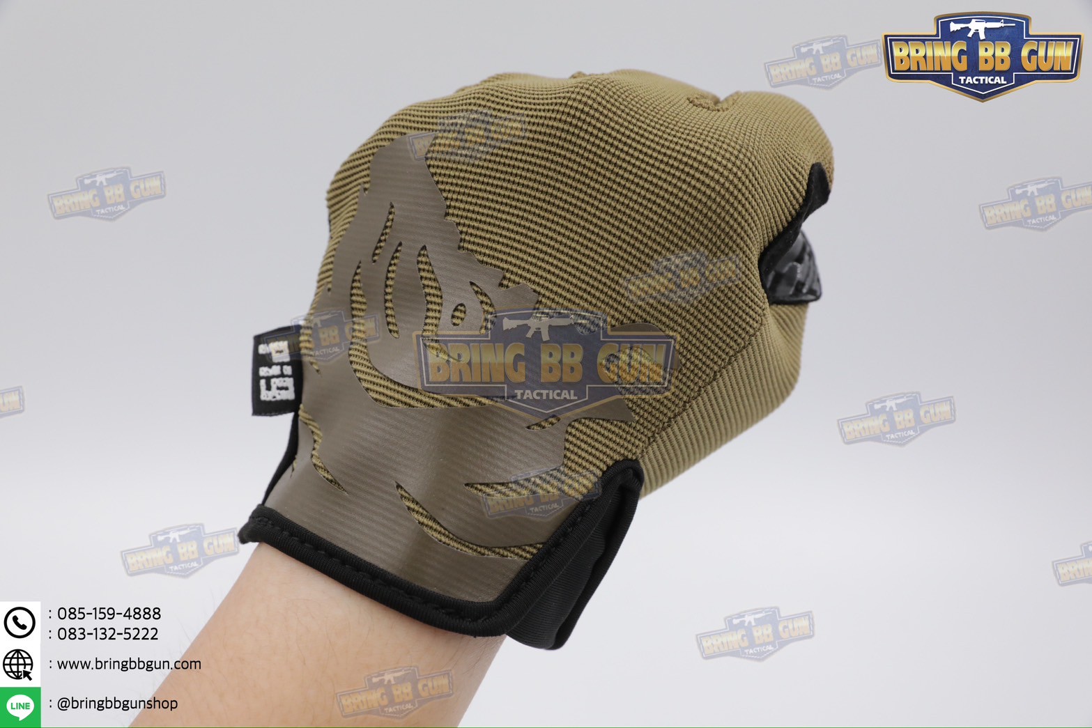 ถุงมือเต็มนิ้ว ทรง Delta (Tactical Glove) (ถุงมือหมูป่า) (Full Dexterity Tactical Glove) (Utility Model) (FDT)