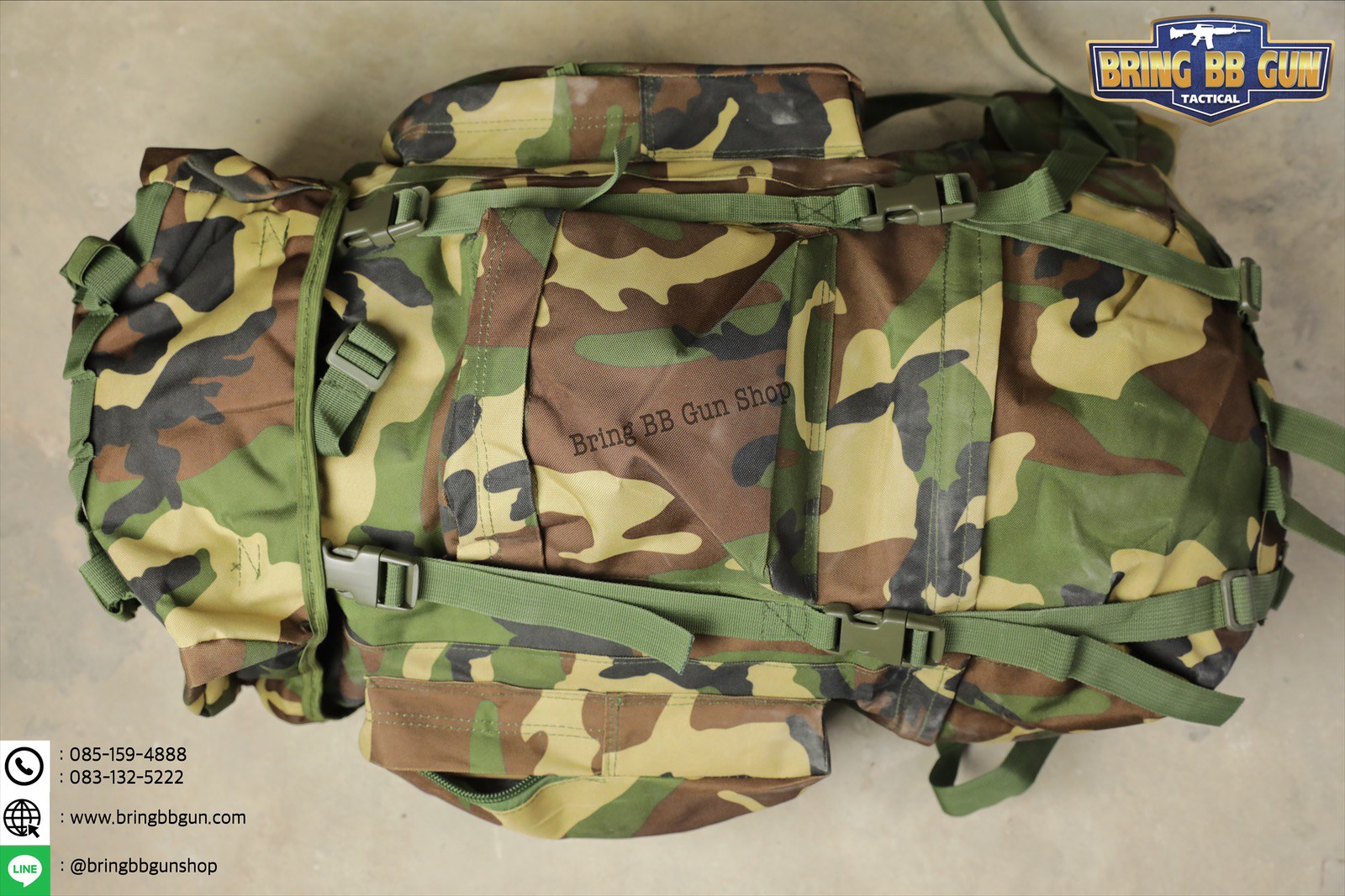 กระเป๋าเป้ รุ่นโครงเหล็ก