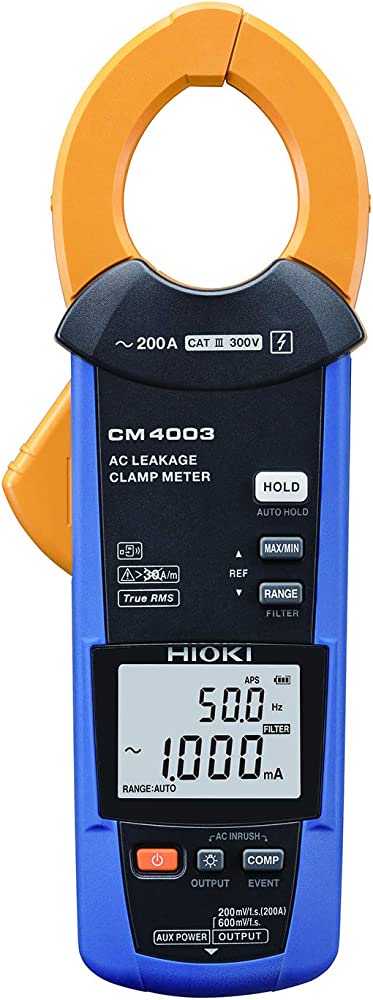 HIOKI แคลมป์วัดกระแสไฟรั่วไหล CM4003 AC