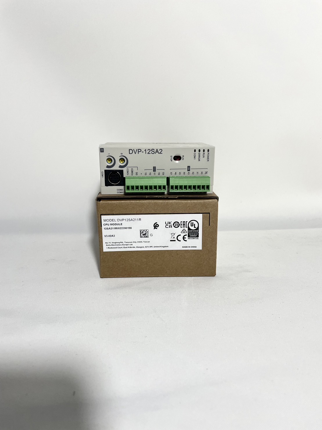 Delta PLC DVP12SA211R 8DI/4DO 24V (Relay)