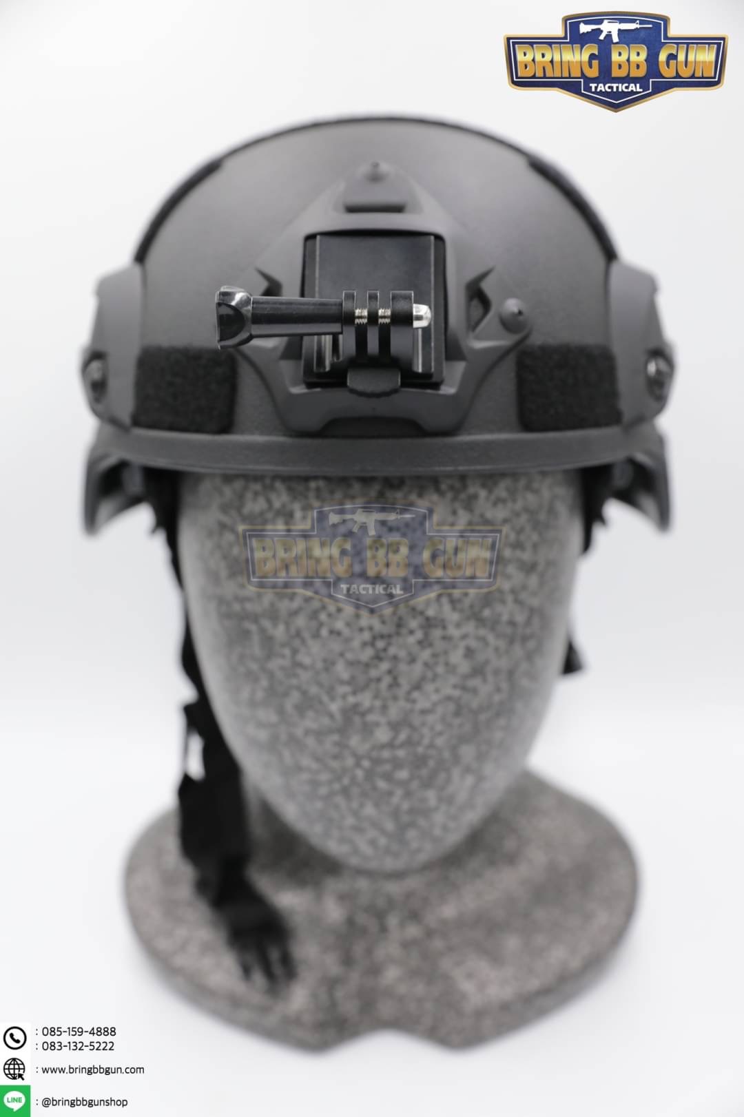 ขาจับกล้อง Action Camera ติดหมวก Fast/Mich (ขาจับกล้อง Go Pro ติดหมวก Fast/Mich) รุ่น อลูมิเนียม