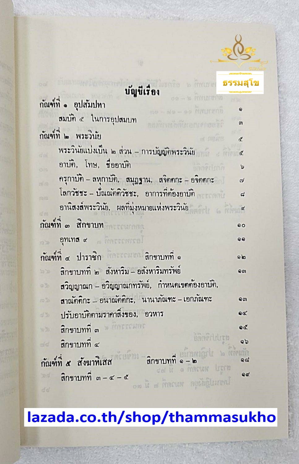 ข้อที่ควรจำในวินัยมุข เล่ม๑ เอกสารประกอบการเรียนวิชาวินัย