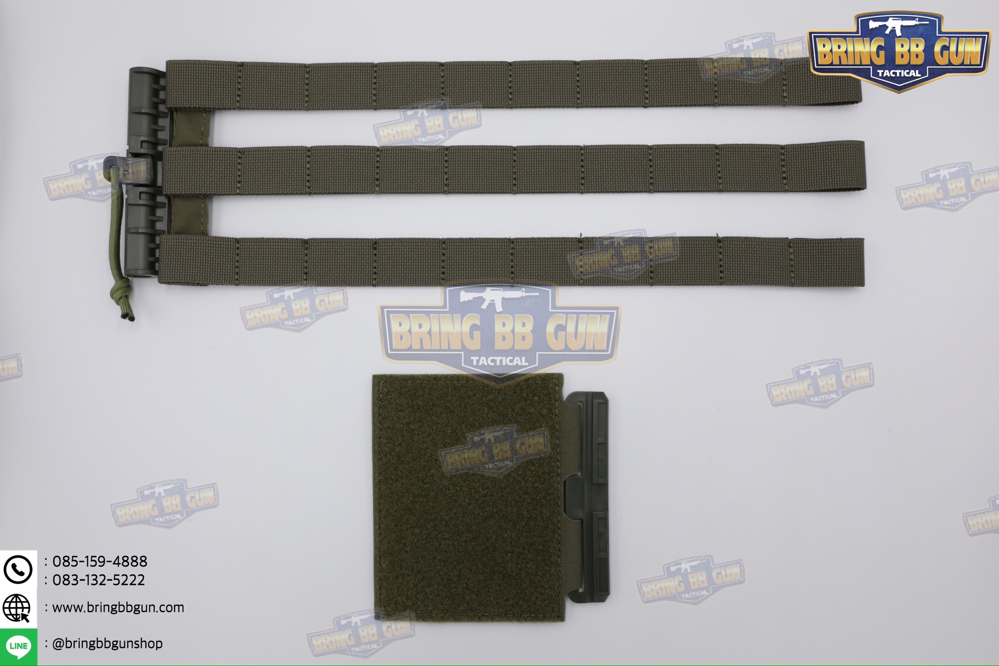 ชุดเซ็ตปลดเสื้อเกราะไว ชุดสายโอบ-ปลดไว (Vest single point quick release Mesh Cummerbund) (Quick Release Cummerbund Set)