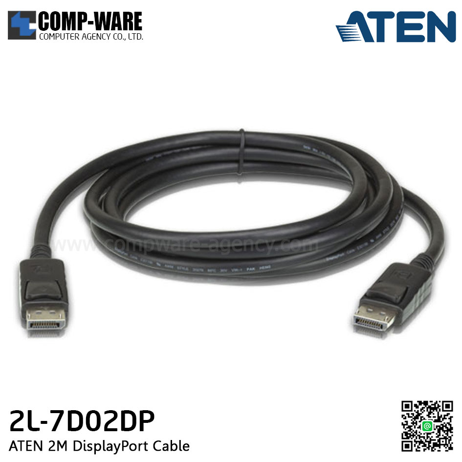ATEN 2M DisplayPort Cable - 2L-7D02DP